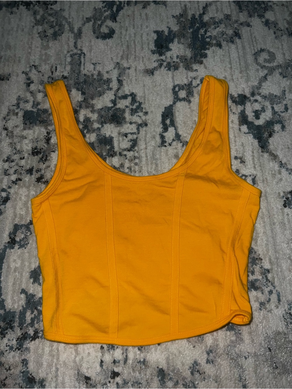 Pacsun Yellow Bustier Tank